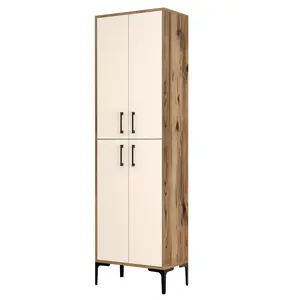 845HCT4105 Плакар за претсобје Berlin A - Walnut, Cream