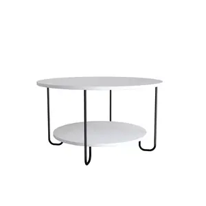 776HMS2849 Клуб Маса Corro Coffee Table - White