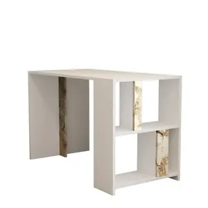 845HCT3837 Биро Lima - White Marble