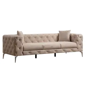 071-001351 PWF-0579 тросед Chesterfield екрю ткаенина