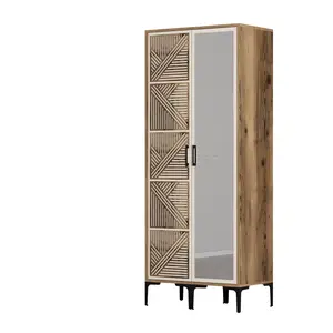 845HCT5421 Плакар Kumsal PR - Walnut, Cream
