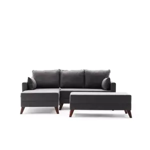 825BLC2579 Софа Bella Mini Corner Sofa Left - Anthracite