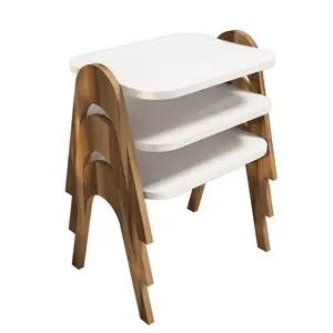 845HCT2820 Клуб Маса Paris - Walnut, White