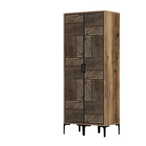 845HCT5439 Плакар Kumsal PP - Walnut, Anthracite