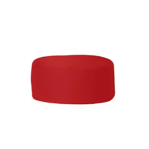 248FRN1312 Bean Bag Round Pouf - Red