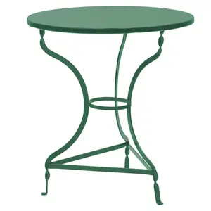 243-000087 Трпезариска маса ALASKA green D70x72cm
