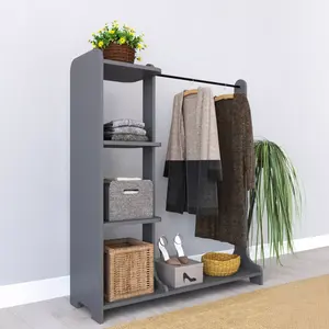 120-000609 Мебел за претсобје RENESME во антрацит нијанса 106×45×128 cm