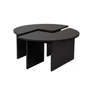 241NRD1403 Клуб маса Moira - Wood Black