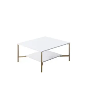618BLY1152 Клуб Маса Gold Line - White, Black