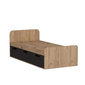 550ARN1509 Единечен кревет Akser - Atlantic Pine, Anthracite