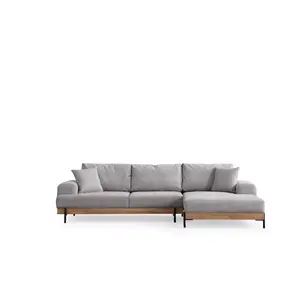 560ARE2128 Аголна гарнитура Eti Oak Right - Grey