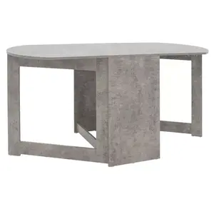 049-000059 Трпезариска маса Nadine- grey antique