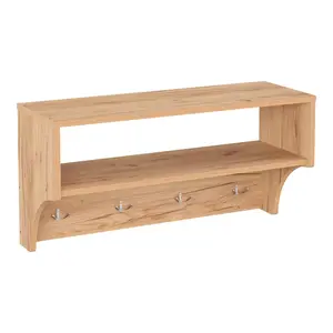 184-000127 Закачалка CROSTA во даб нијанса 80×28×40 cm