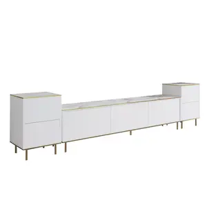 382NRC1141 Тв комода Imaj - Marble, White