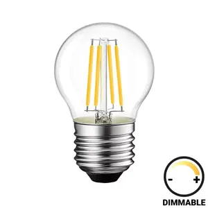 342-000084 LED сијалица G45 4W димирачка проѕирна