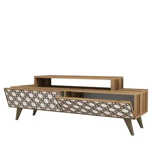 845HCT3017 Тв комода City - Walnut, White