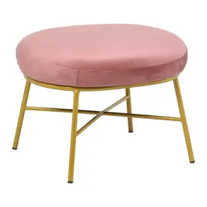 110-000065 Табуретка Stool Susanna розева 56x47x40cm