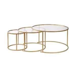 857NRD1103 Сет масички Aurum - 80, 60, 42 - Gold, Transparent