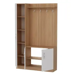 788DEC4002 Плакар за претсобје Naturel - Teak, White