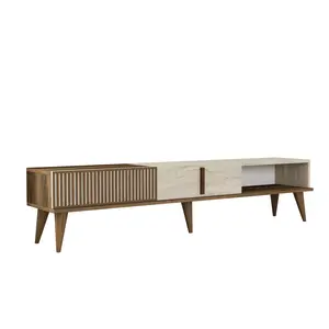 845HCT5605 Тв комода Milan - Walnut, Travertine