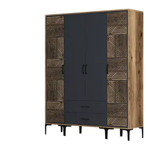 845HCT5469 Плакар Kumsal PTP - Walnut, Anthracite