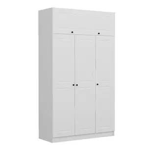 506MNR2419 Плакар Minar 3 Mebran Kapak 2 Çekmece 235 - White