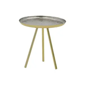 287-000015 Помошна масичка Jacksie сива D41x43.5cm