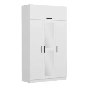 506MNR2403 Плакар Kale 3 Kapak Aynalı 235 - White
