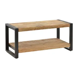 113-000032 Клуб маса Miles wood walnut-black
