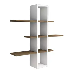 835PUQ1641 Ѕидна полица Ardo - Walnut, White