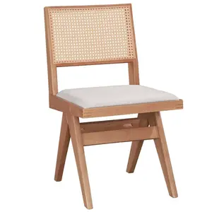 247-000002 Winslow chair дрво гумено дрво светло орев-природен ратан-ткаенина сива