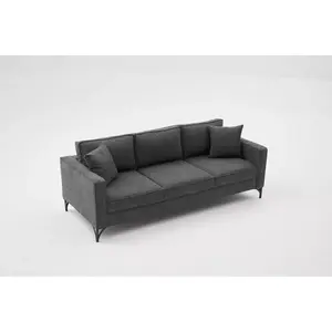 825BLC2796 Софа Berlin - Anthracite, Black