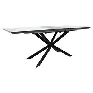 101-000036 Трпезариска маса Palan grey-black