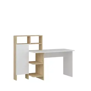 550ARN1101 Биро Bugra - White, Oak