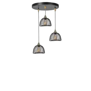 941RTN1273 Лустер Nasa 3 Lü Tepsili Siyah Sarkıt