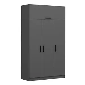 506MNR2414 Плакар Minar 3 Kapak 2 Çekmece 255 - Anthracite