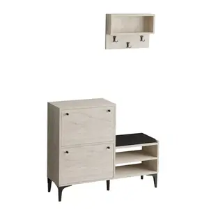 393MRD1515 Плакар за претсобје Bred - Travertine