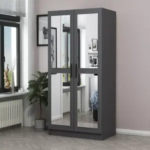 506MNR2153 Плакар Kale Mirror Anthracite - 210