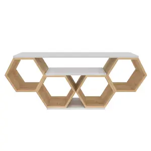 322RTC2101 Тв комода Bal - White, Sonomo