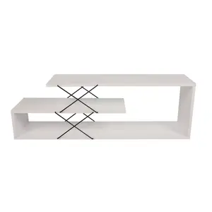 854KLN3062 Тв комода Zigzag - White
