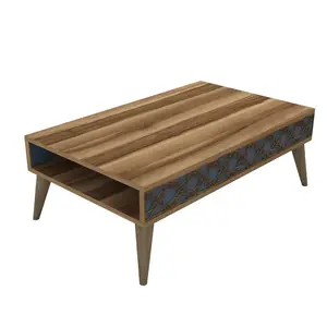 845HCT2811 Клуб Маса City - Walnut, Chalcedony