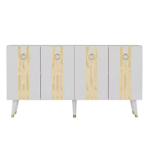 475OLV2682 Комода Isil - White, Gold