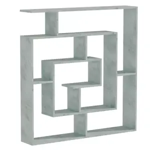 049-000075 Полица за книги Nardy бел мермер 125x22x129cm