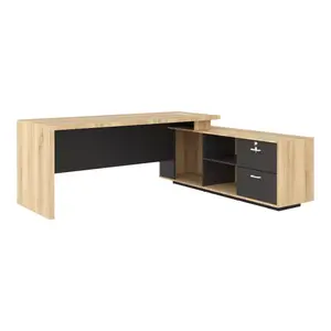 069-000096 Биро Амазон Антрацит 200x170x75 см.