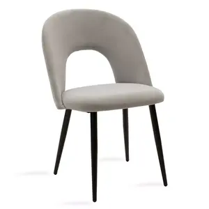 101-000002 Столицa Jonah velvet grey-black legs