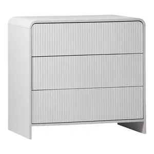 260-000030 Комода Zeplen бела MDF