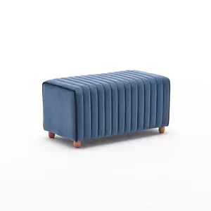 825BLC1633 Табуретка Mabel Puf - Blue