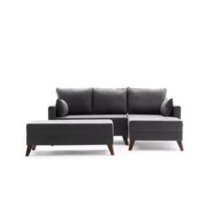 825BLC2578 Софа Bella Mini Corner Sofa Right - Anthracite