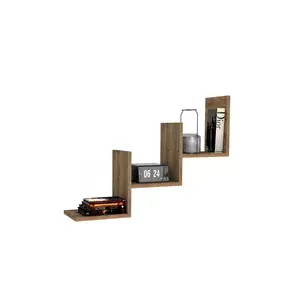 835PUQ1619 Ѕидна полица Mist - Walnut