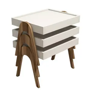 845HCT2826 Клуб Маса Roma - Walnut, Cream